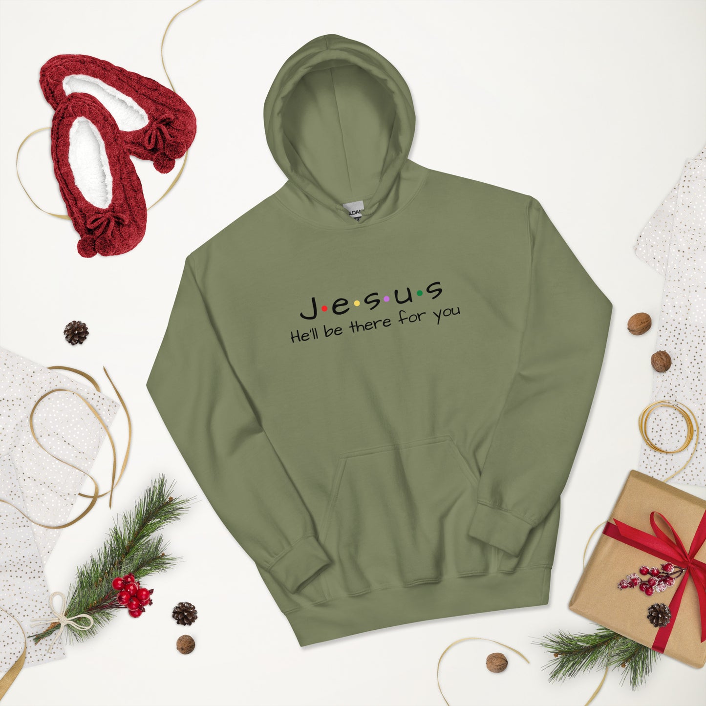 Jesus He'll Be There For You Unisex Hoodie