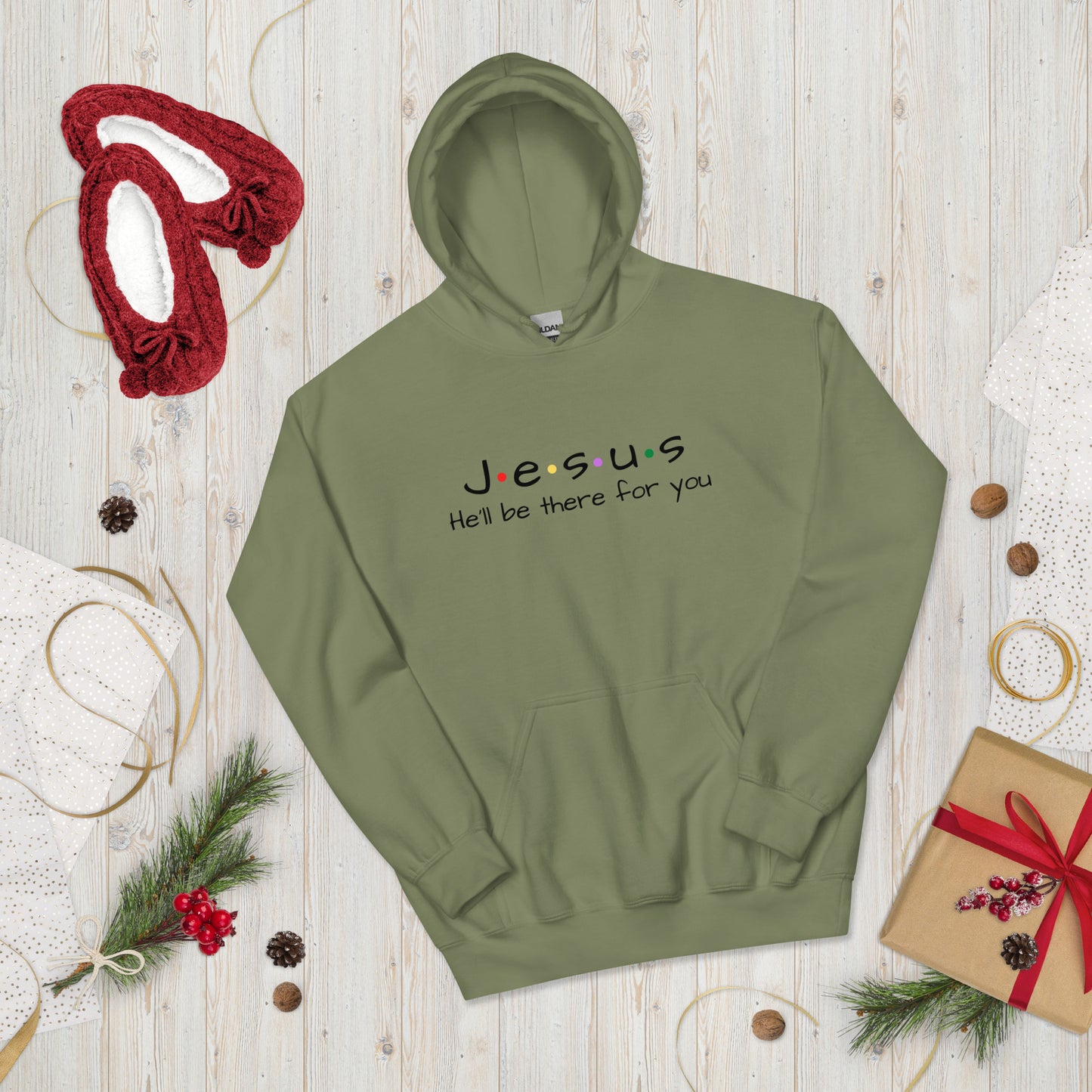 Jesus He'll Be There For You Unisex Hoodie