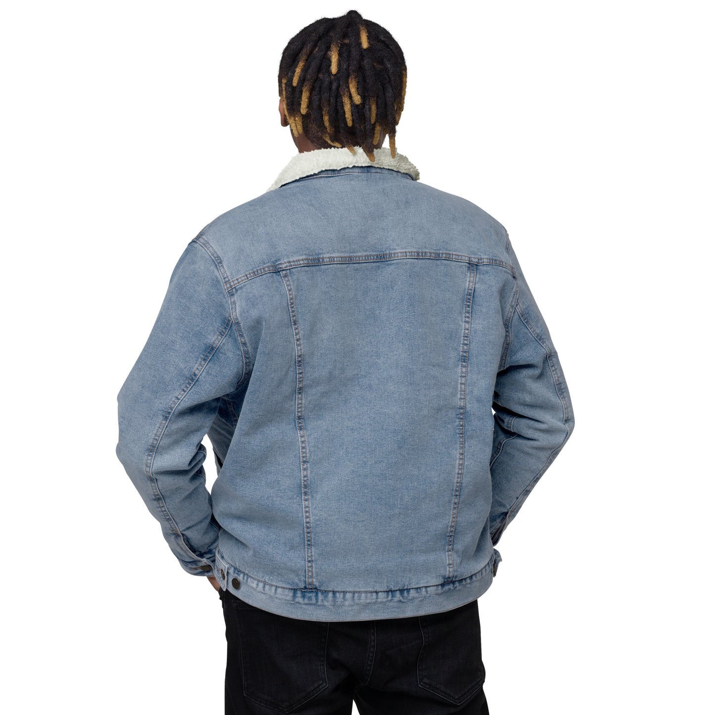 Unisex Denim Fleece Jacket