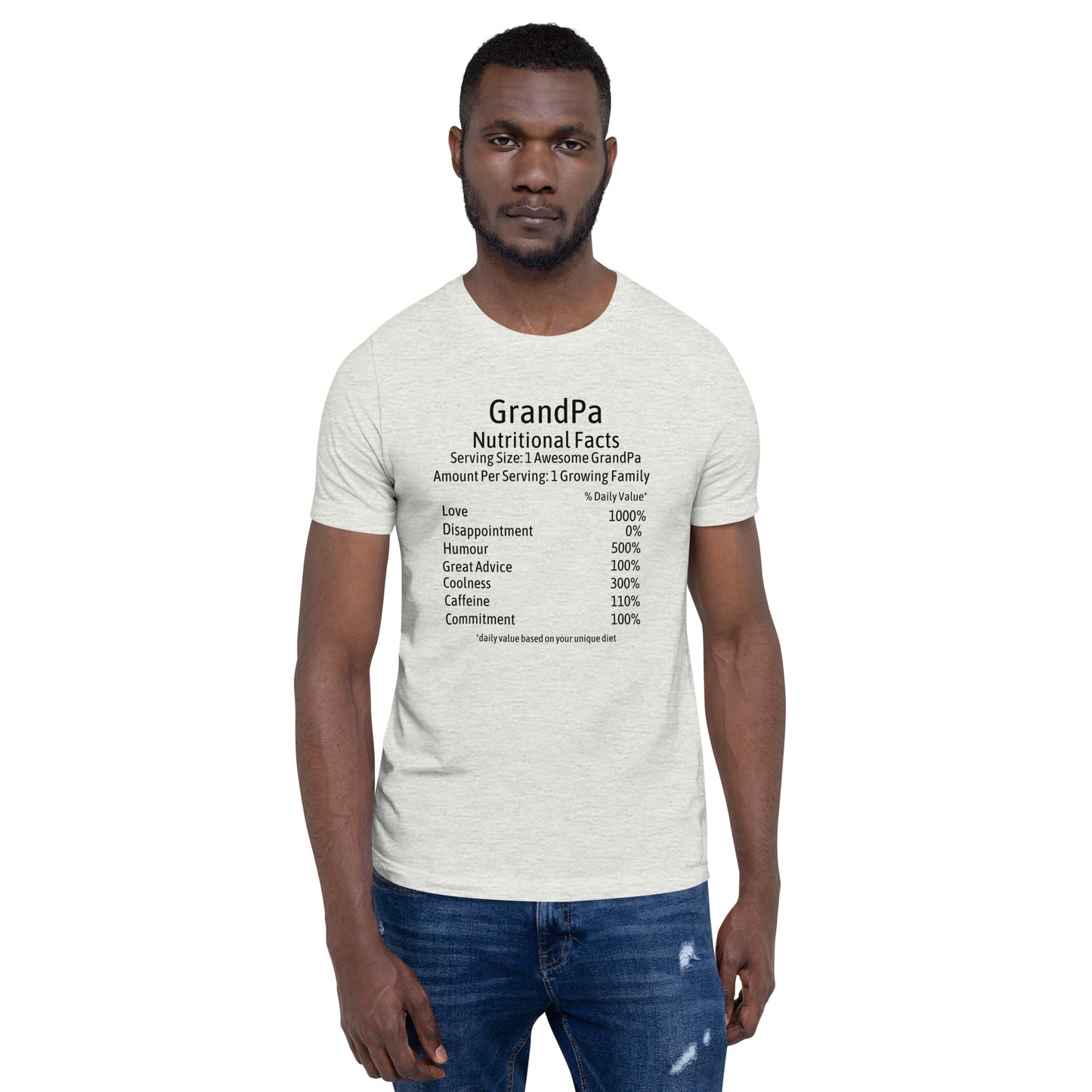 Grandpa T-shirt Nutrition Facts