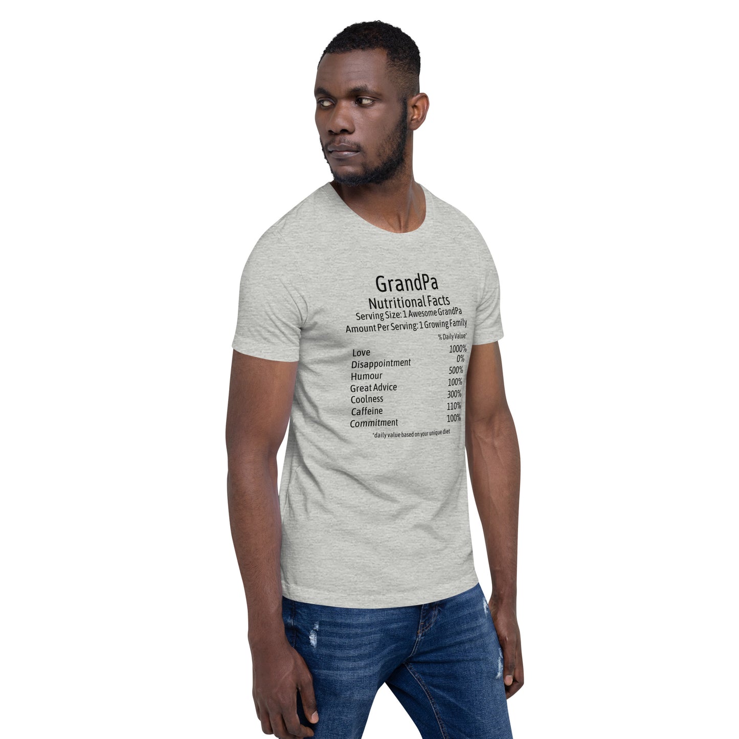 Grandpa T-shirt Nutrition Facts