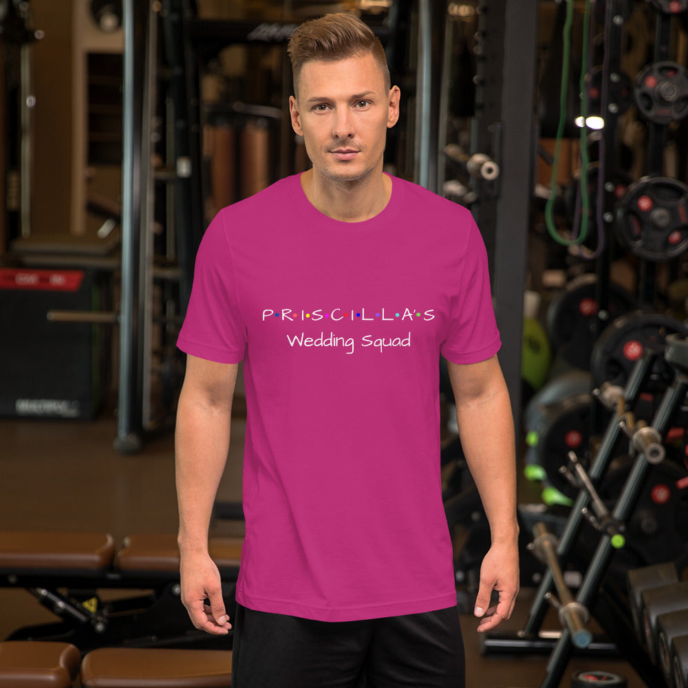 Personalised Wedding Squad T-Shirt