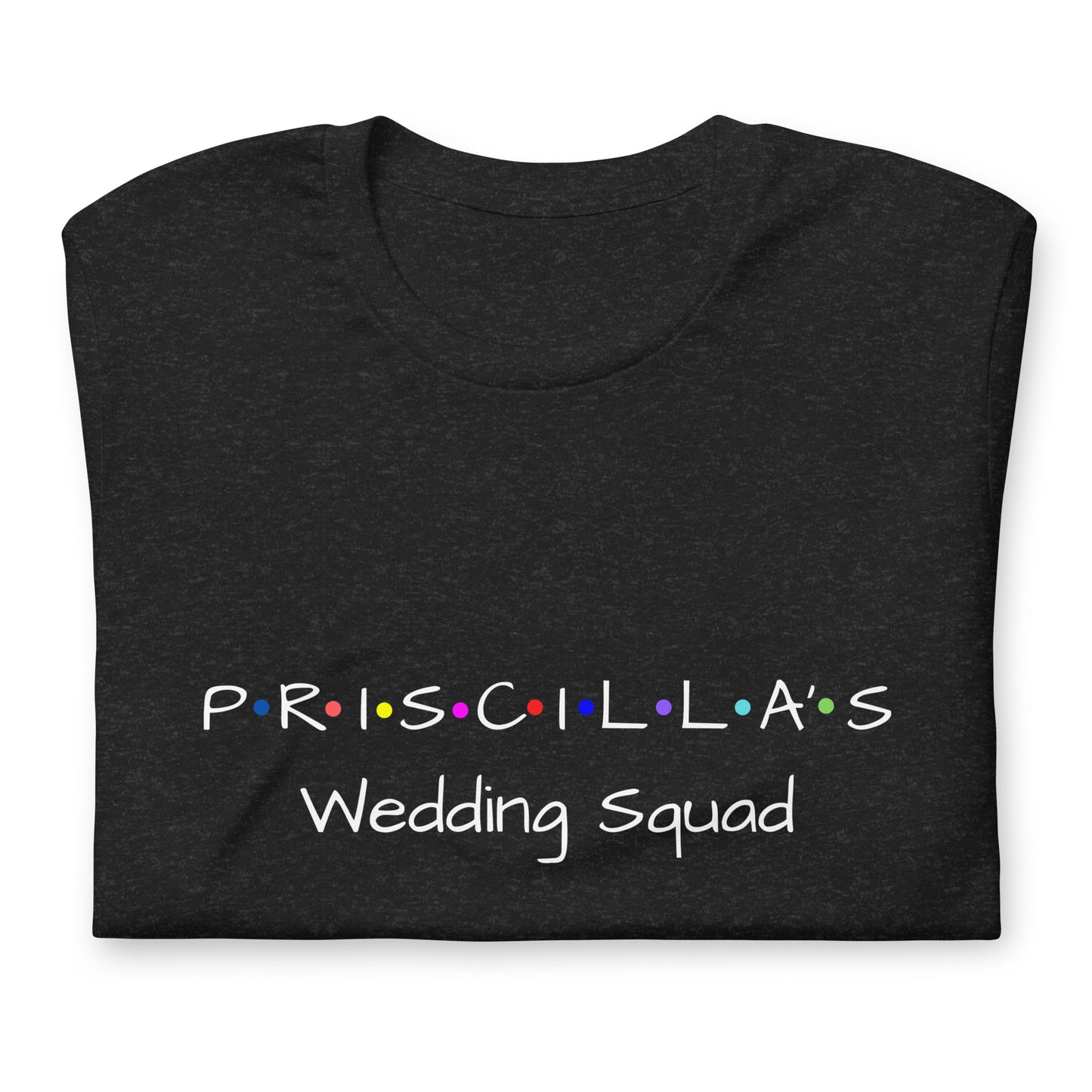 Personalised Wedding Squad T-Shirt