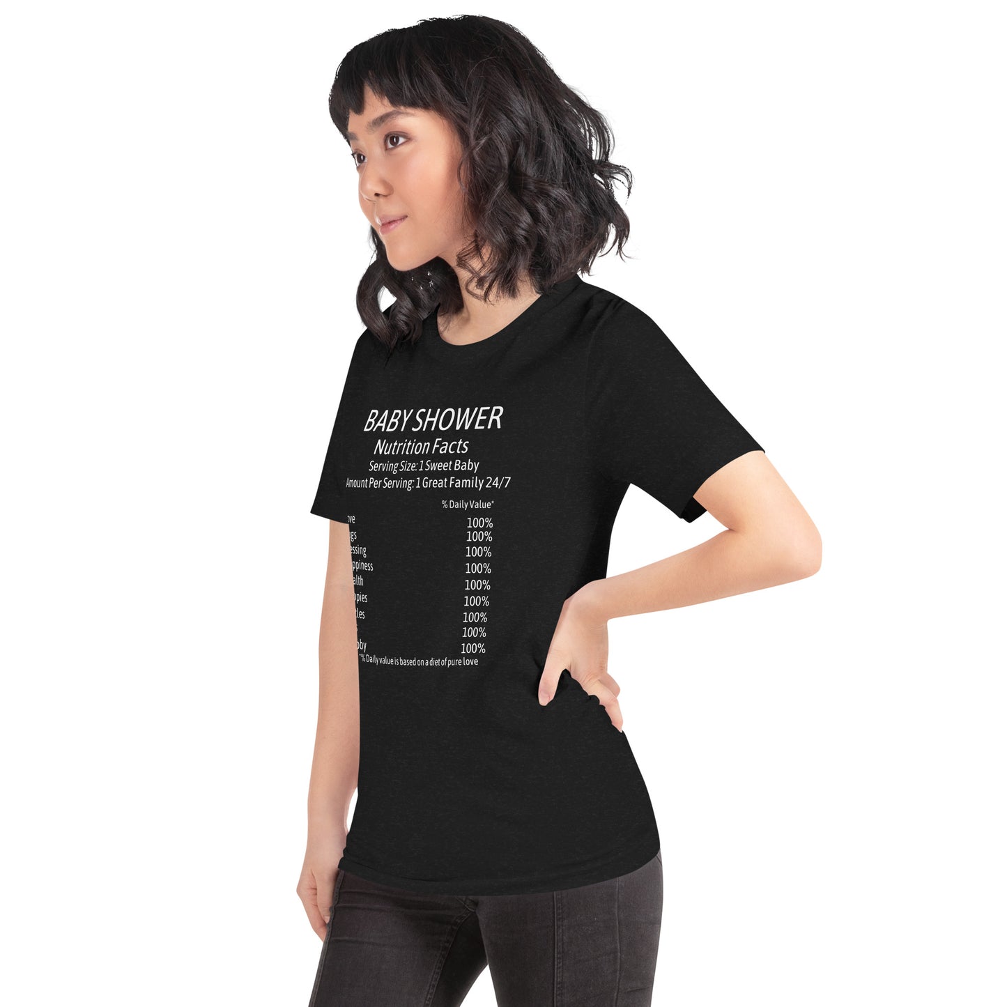 New Baby Nutrition Facts Unisex T-shirt