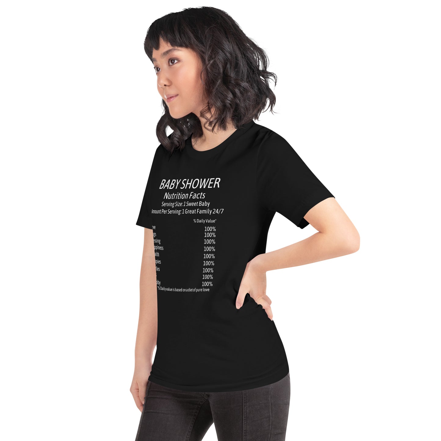 New Baby Nutrition Facts Unisex T-shirt