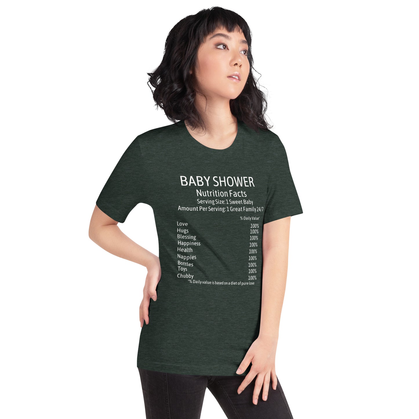 New Baby Nutrition Facts Unisex T-shirt