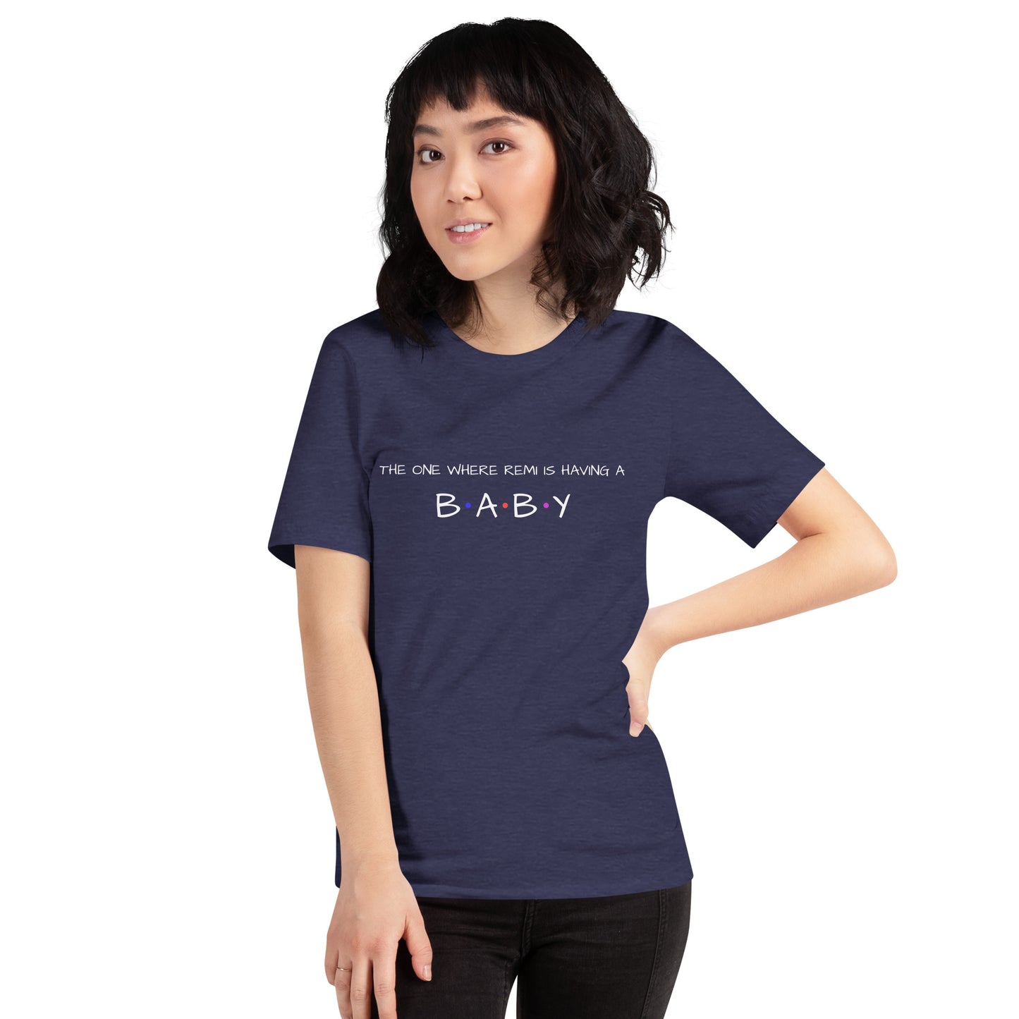 Personalised Friends Theme Baby Shower Unisex T-shirt