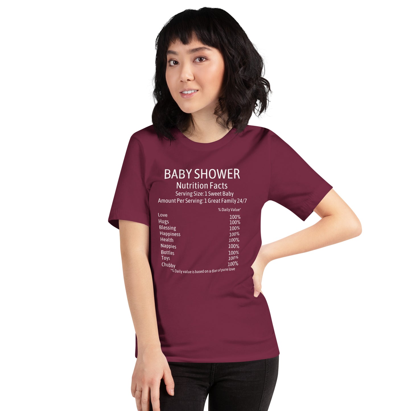 New Baby Nutrition Facts Unisex T-shirt