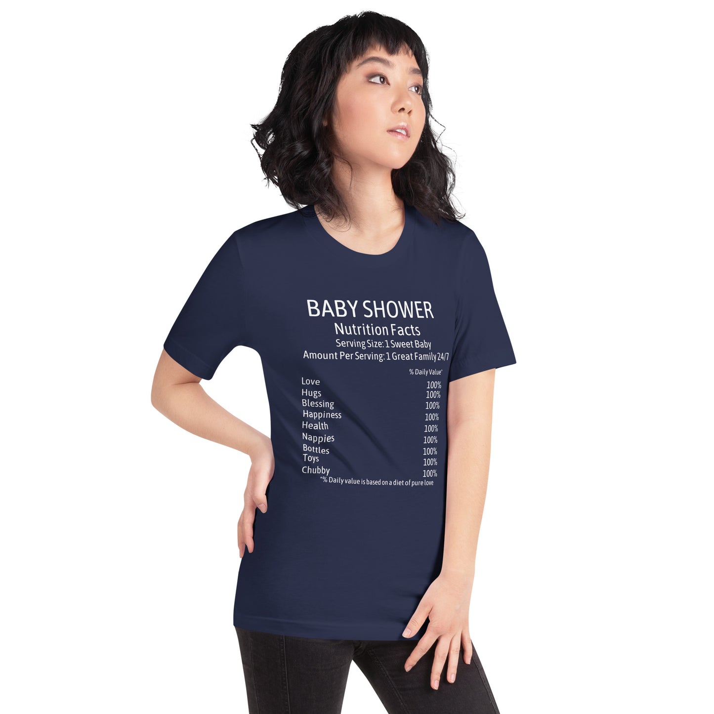 New Baby Nutrition Facts Unisex T-shirt