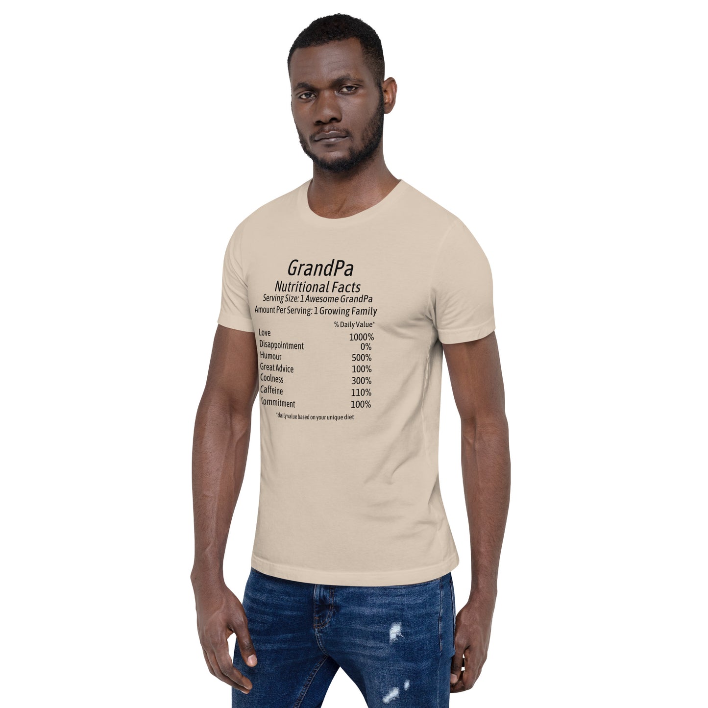 Grandpa T-shirt Nutrition Facts