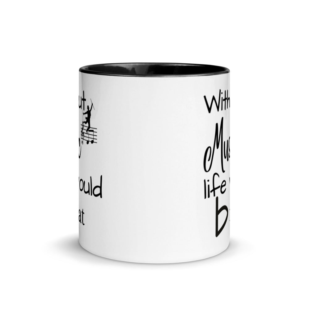 Musician Gift - Without Music Life Would B Flat