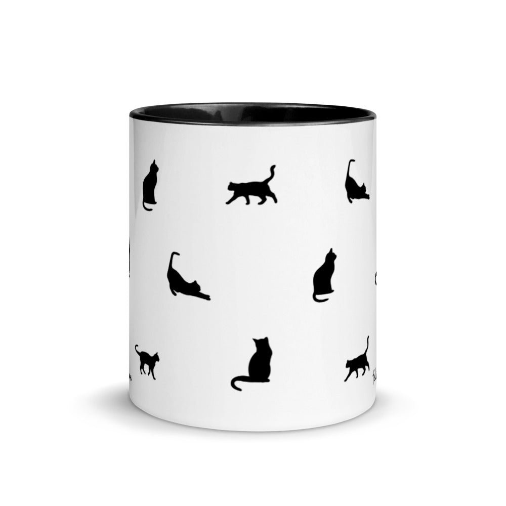 Cat Gift - Black Cat Mug With Pun