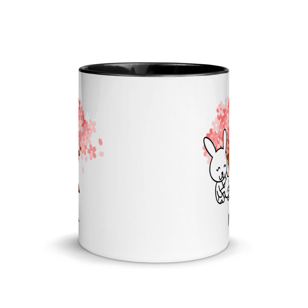 Mother Gift - Personalised Cherry Blossom & Bunny Mug