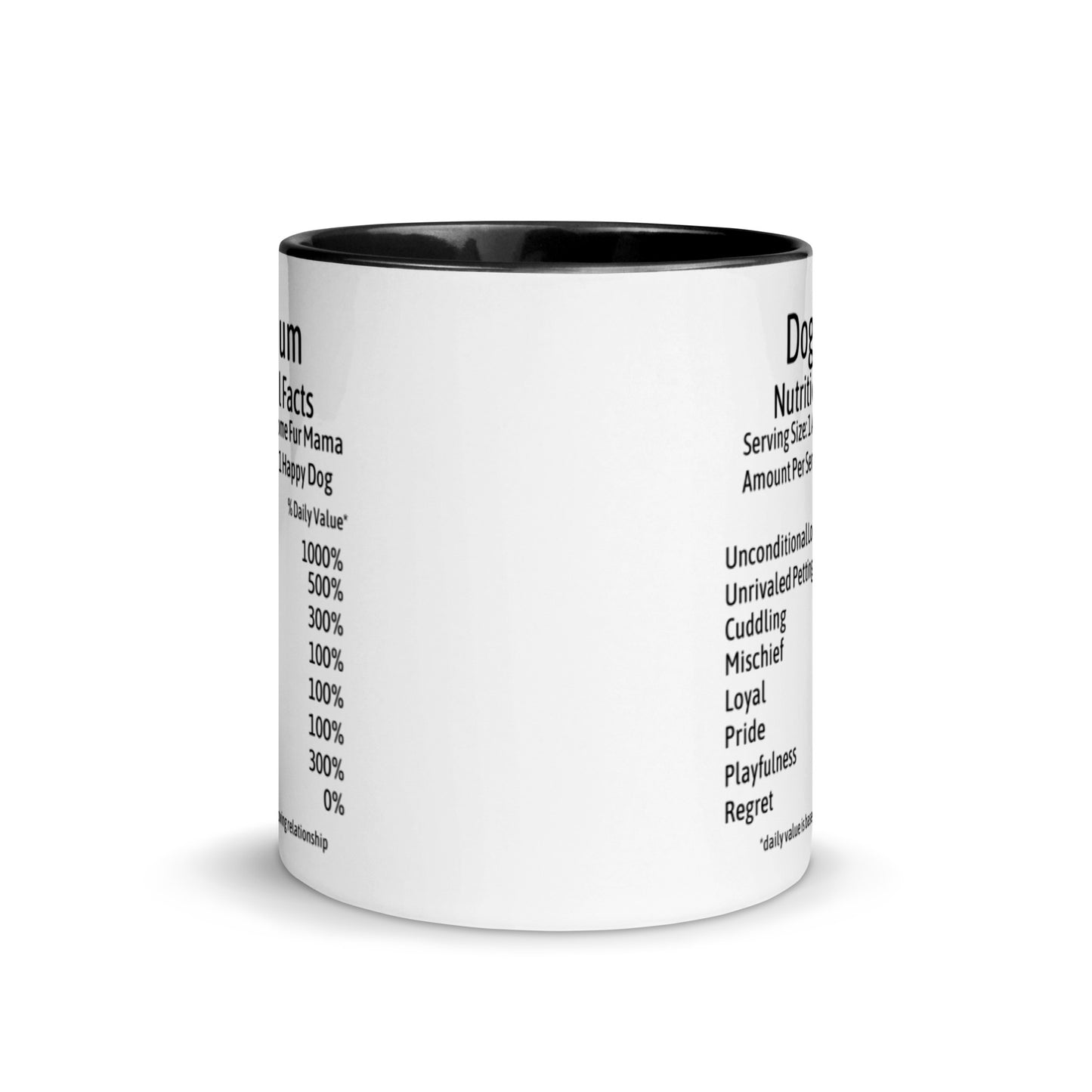 Dog Mum Mug with Color Inside