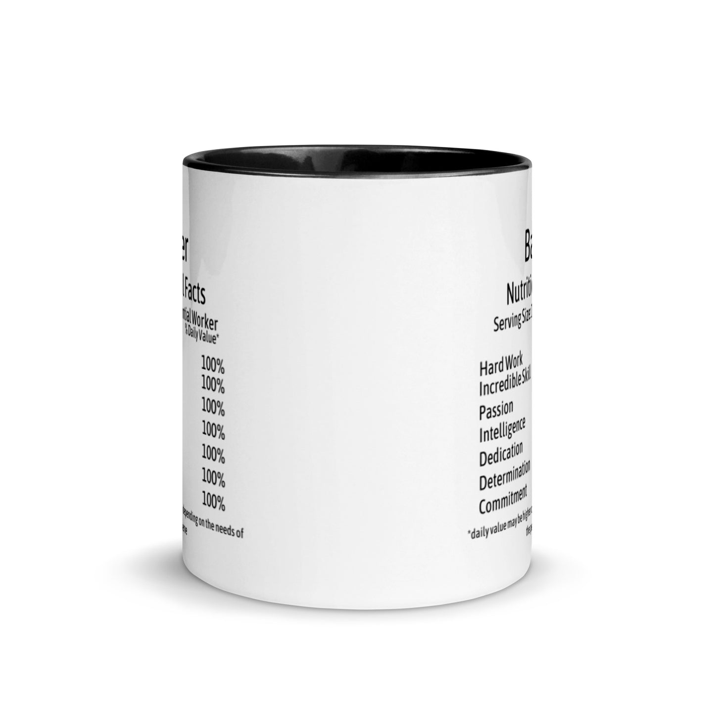 Baker Mug with Color Inside