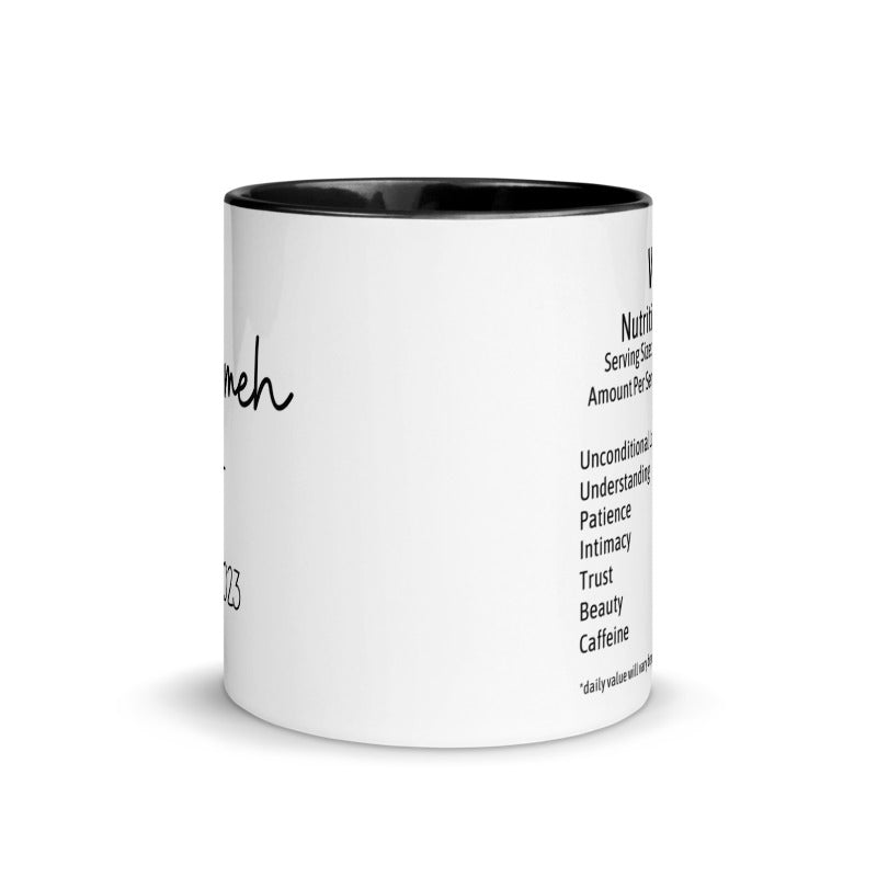 Personalised Mrs Mug Two Tone