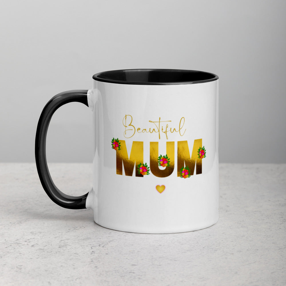 Mothers Day Presents - Mug Beautiful Mom Mum