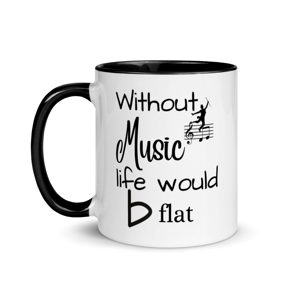 Musician Gift - Without Music Life Would B Flat
