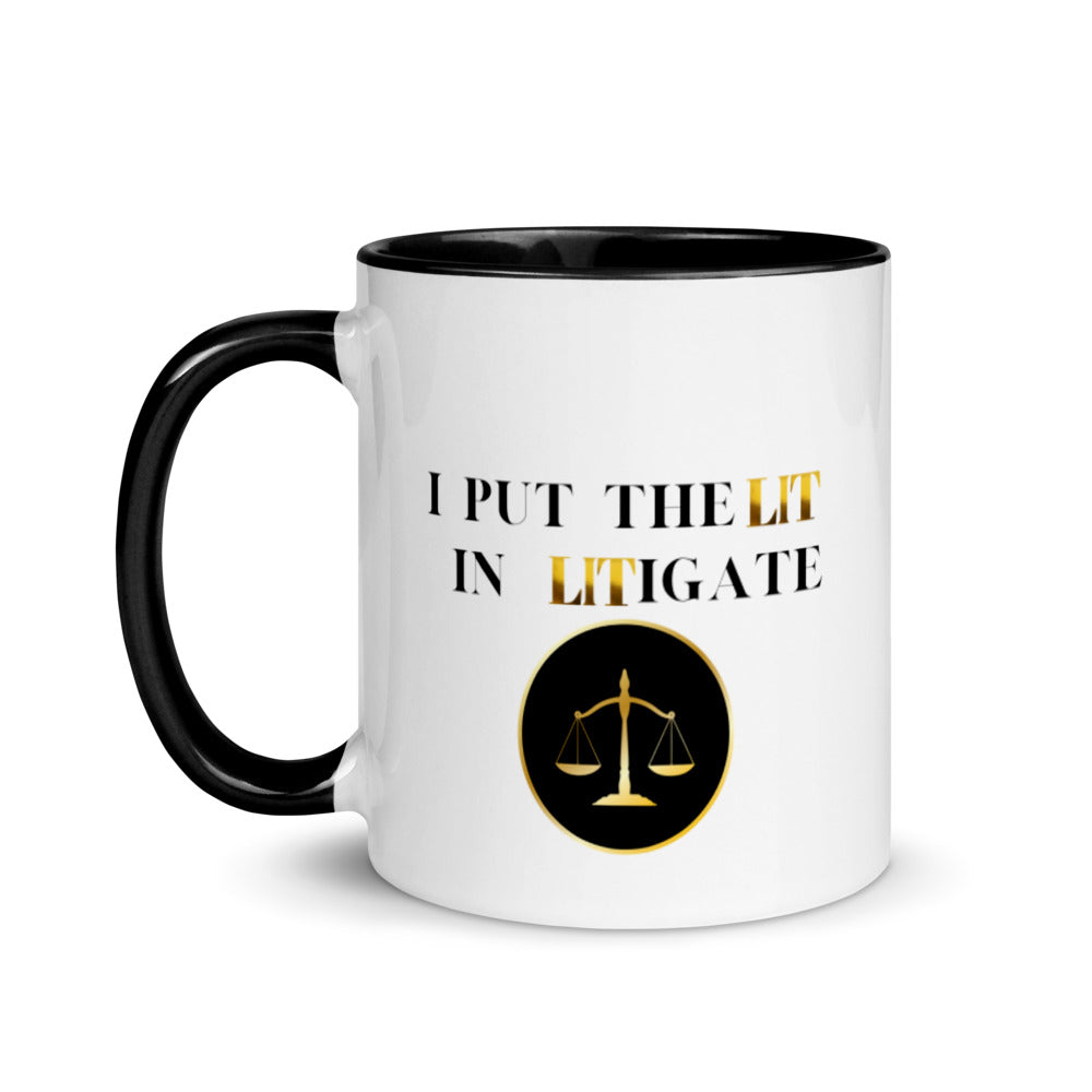 Lawyer Coffee Mug, I Put The Lit In Litigate, Ideal Gift For, Lawyer, Future Lawyer, Litigation, Litigator