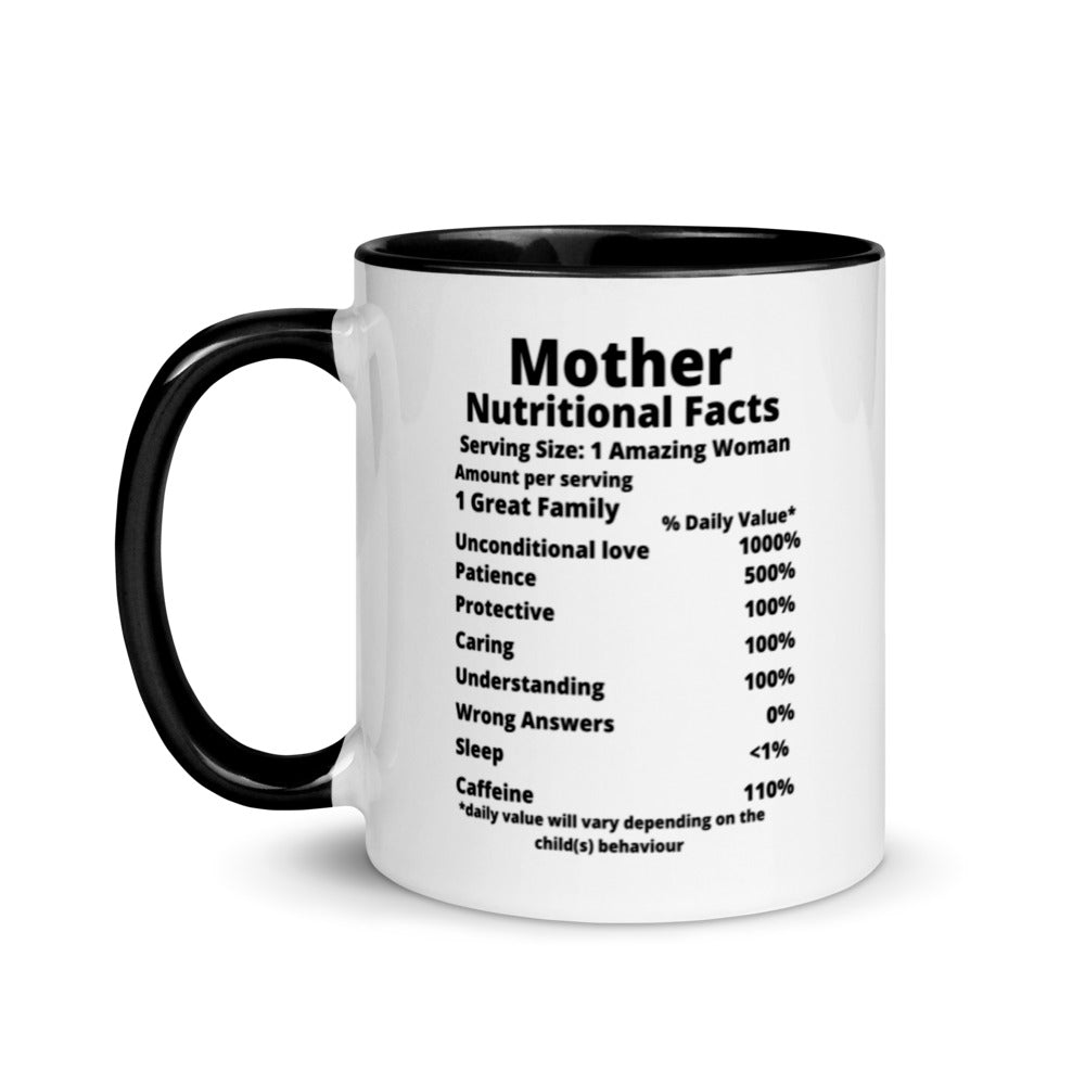 Mother Gift - Mother Mug With Nutritional Facts
