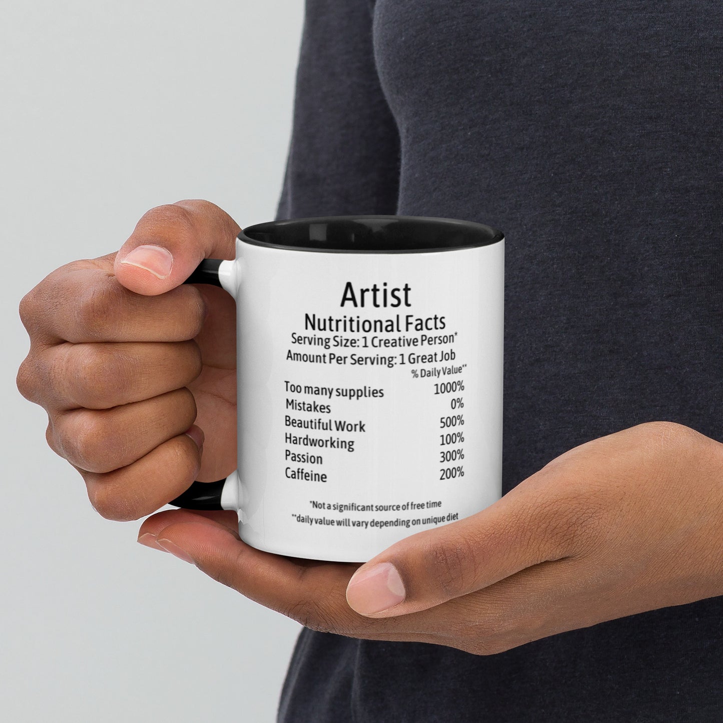Artist Mug Two Tone Nutrition Facts