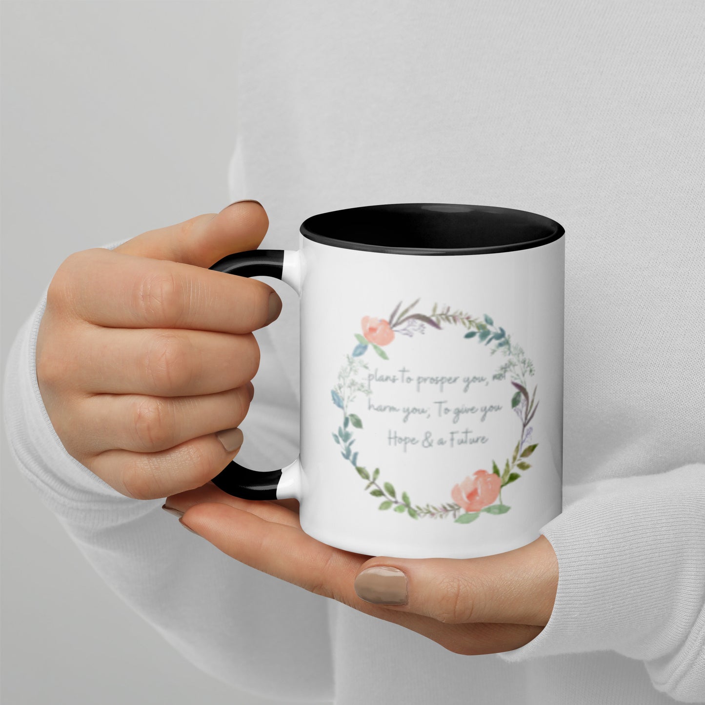 Jeremiah 29 11 Mug With Color Inside, For I Know The Plans I Have For You
