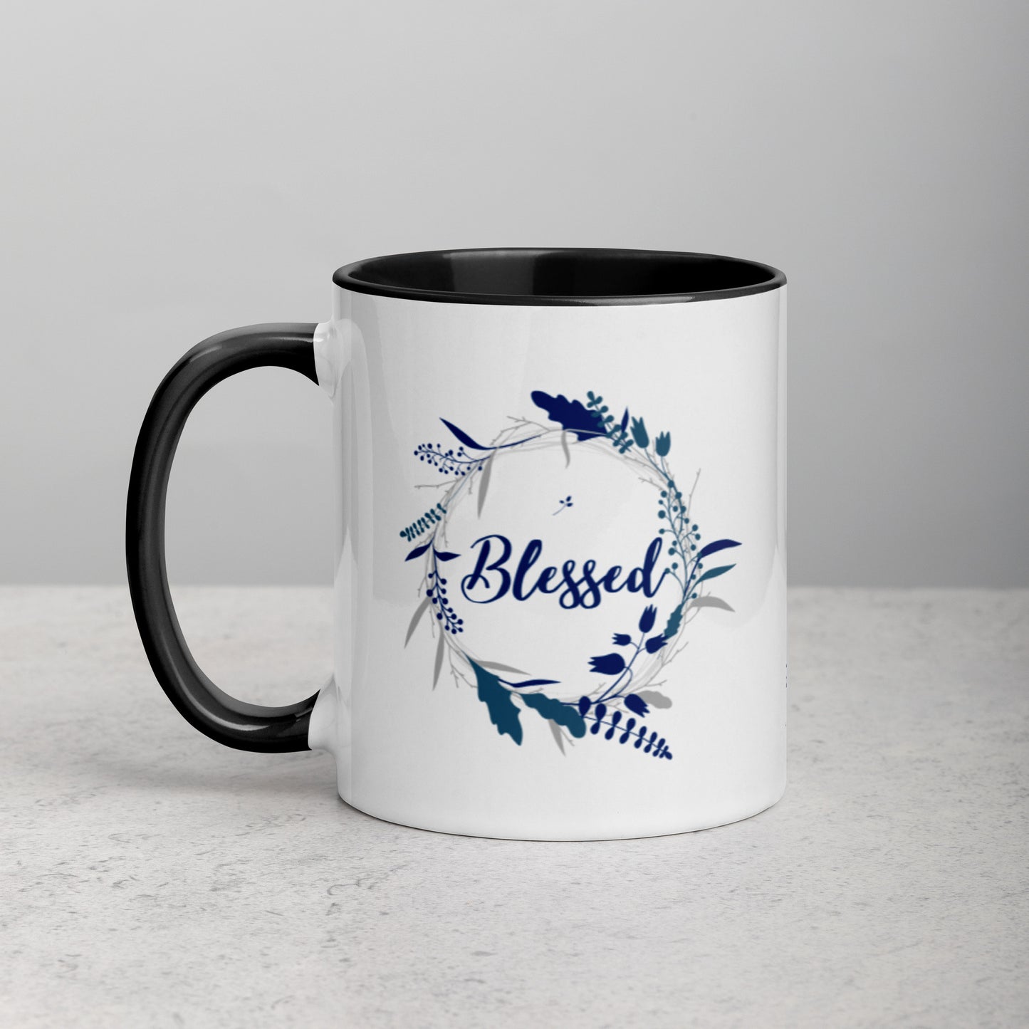 Blessed Mug with Color Inside