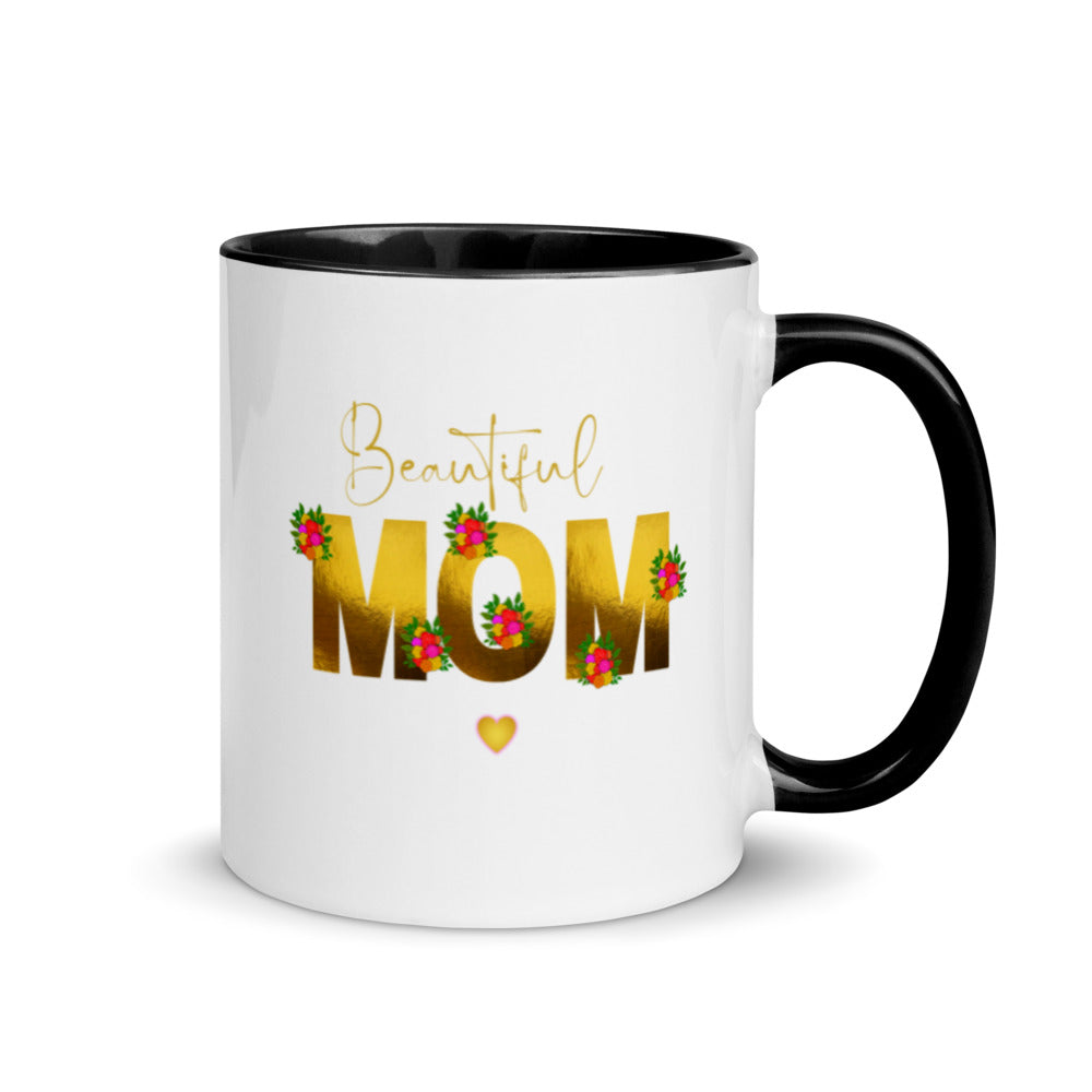 Mothers Day Presents - Mug Beautiful Mom Mum