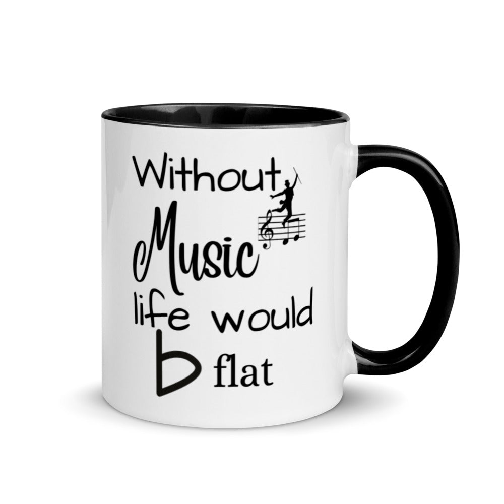 Musician Gift - Without Music Life Would B Flat