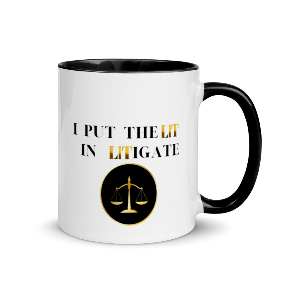 Lawyer Coffee Mug, I Put The Lit In Litigate, Ideal Gift For, Lawyer, Future Lawyer, Litigation, Litigator