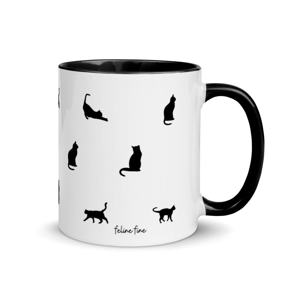 Cat Gift - Black Cat Mug With Pun