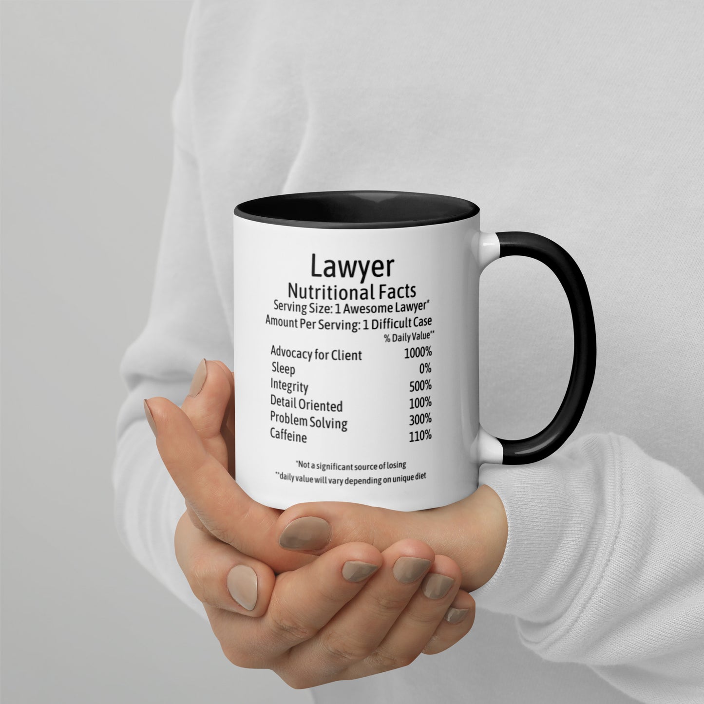 Lawyer Mug with Color Inside