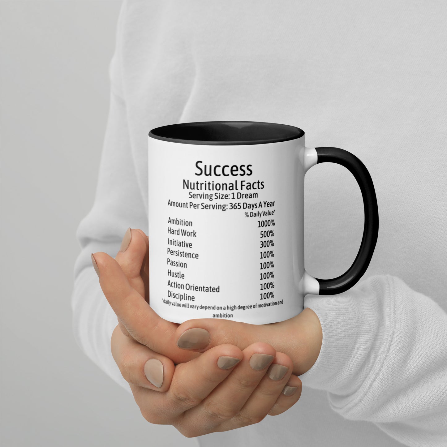 Success Mug with Color Inside