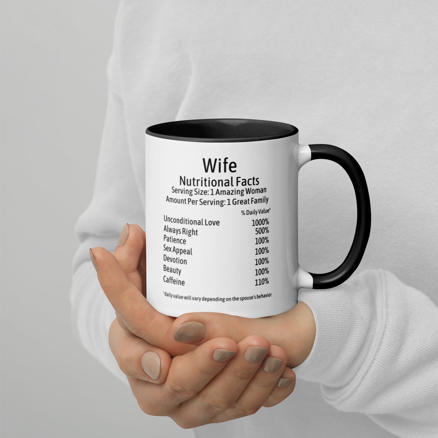 Wife Mug Two Tone Nutrition Facts