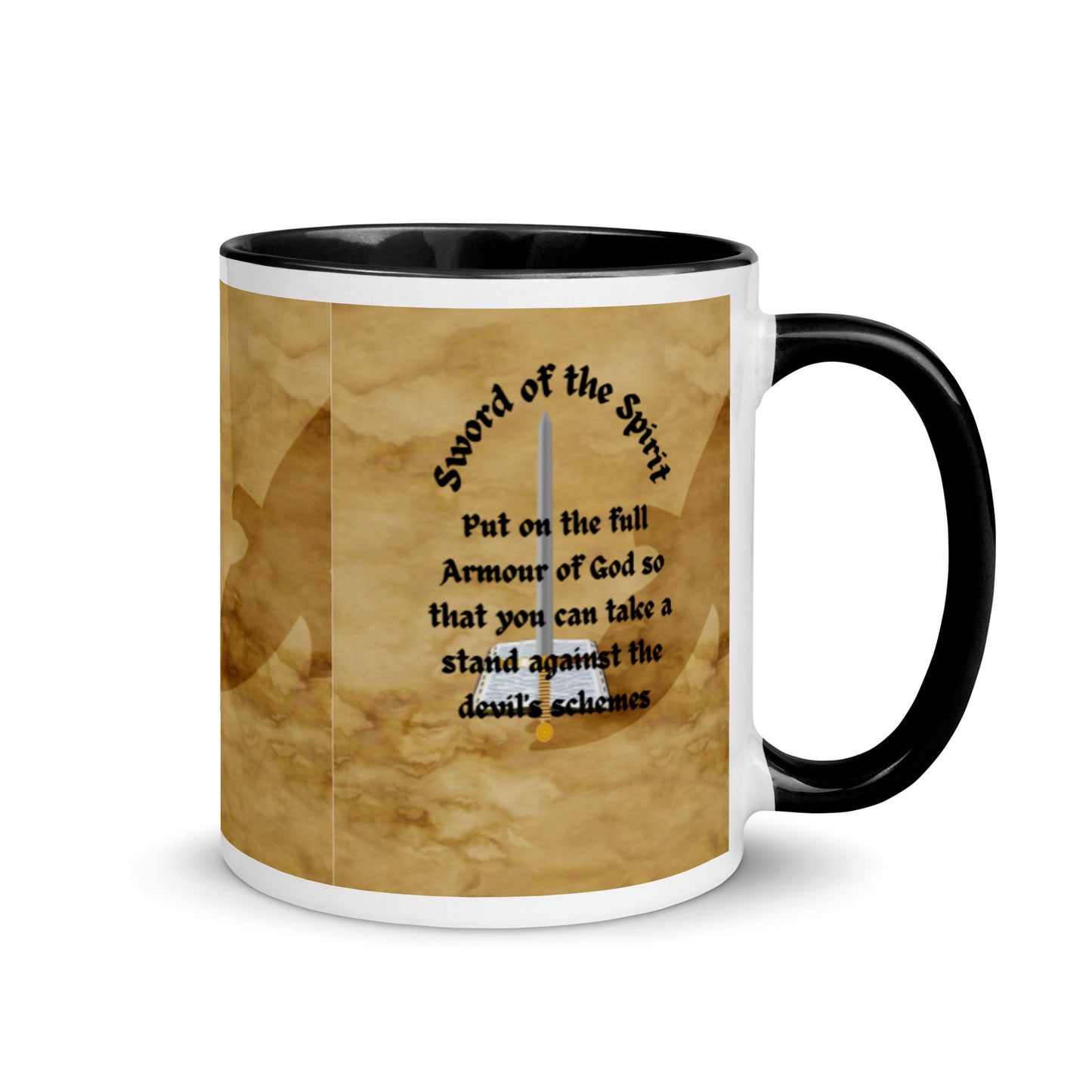 Ephesians 6:11-17 Mug with Color Inside, Put On The Full Armour