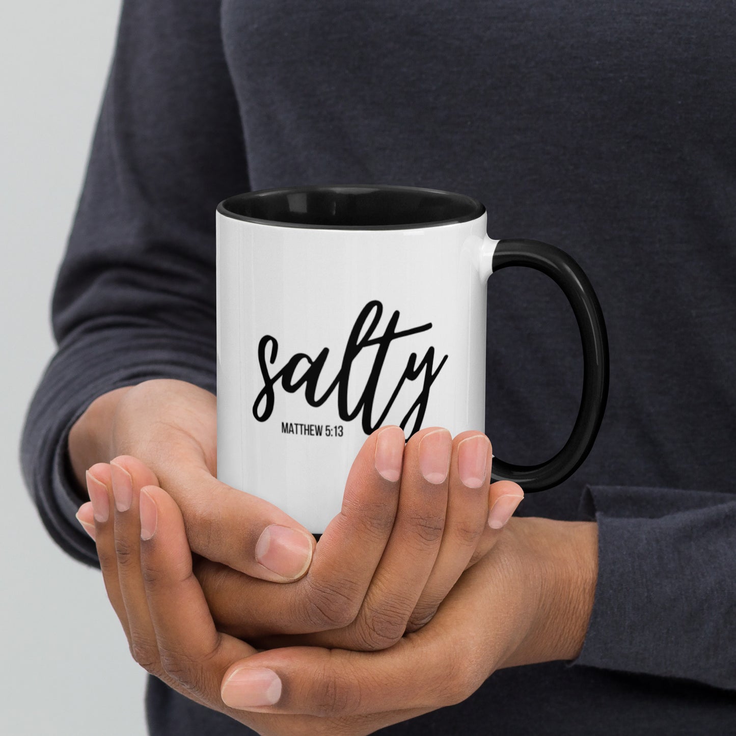 Matthew 5:13 Salty Mug with Color Inside