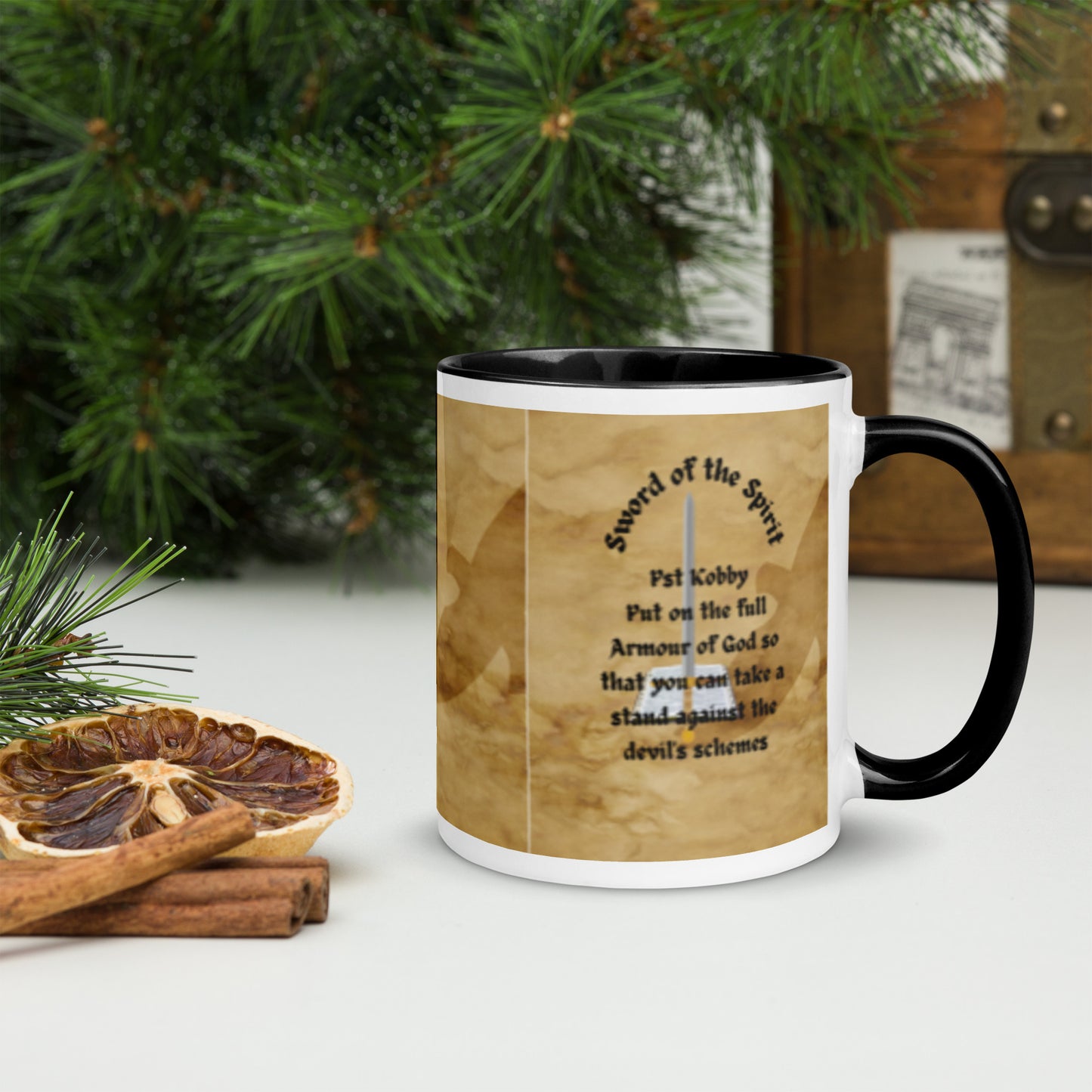 Personalised Bible Mug with Color Inside