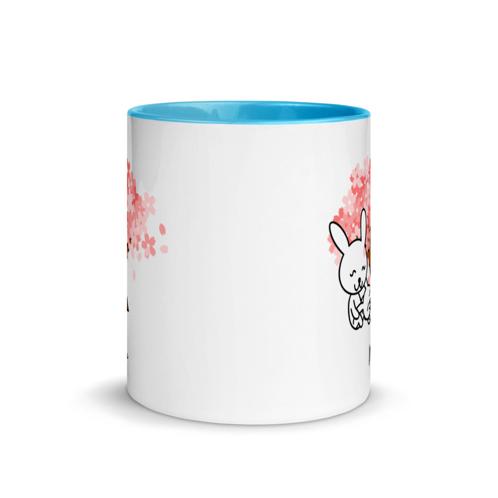 Mother Gift - Personalised Cherry Blossom & Bunny Mug