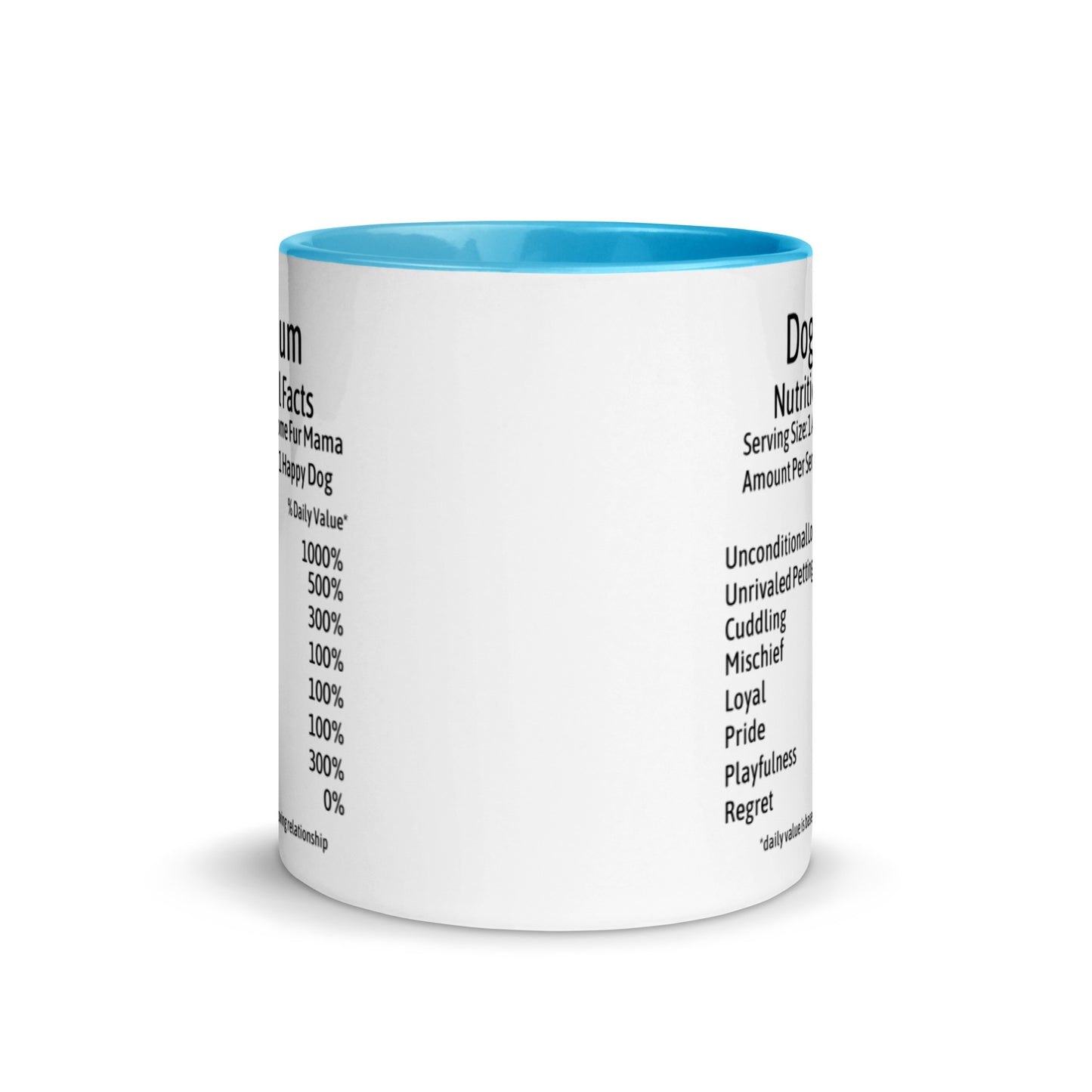 Dog Mum Mug with Color Inside