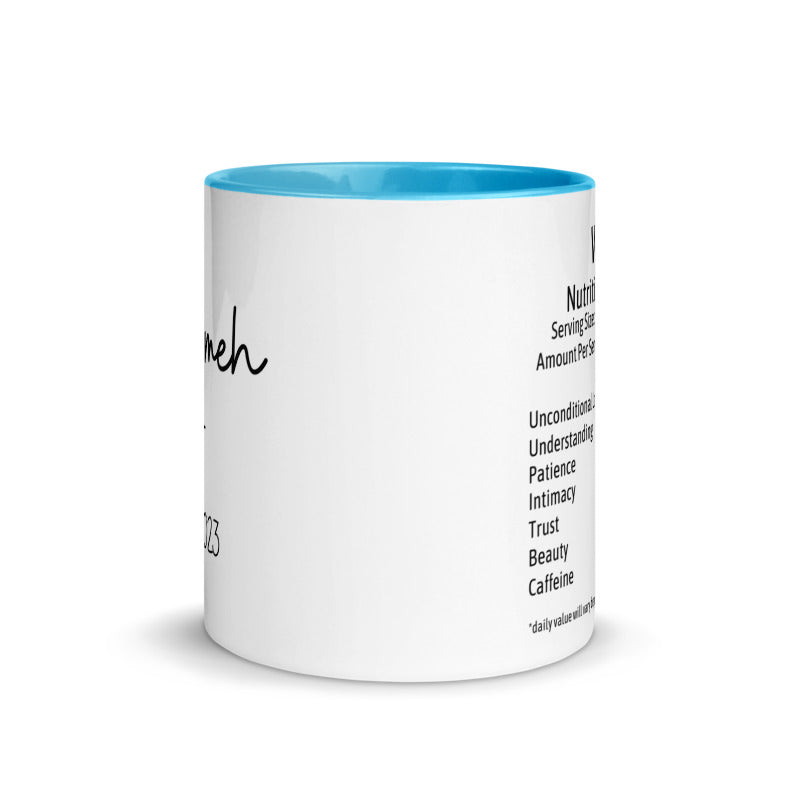 Personalised Mrs Mug Two Tone