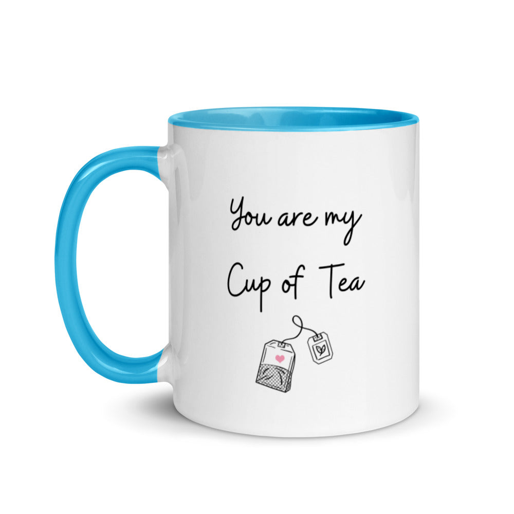You're My Cup Of Tea Mug, Gift For Tea Lovers, Friends, Employees, Birthday Present, Tea Lover Mug, funny Tea Gift, Gifts for Him, Gifts For Her, Boyfriend, Girlfriend Gift, Two Tone Funny Mug, Coffee Mug