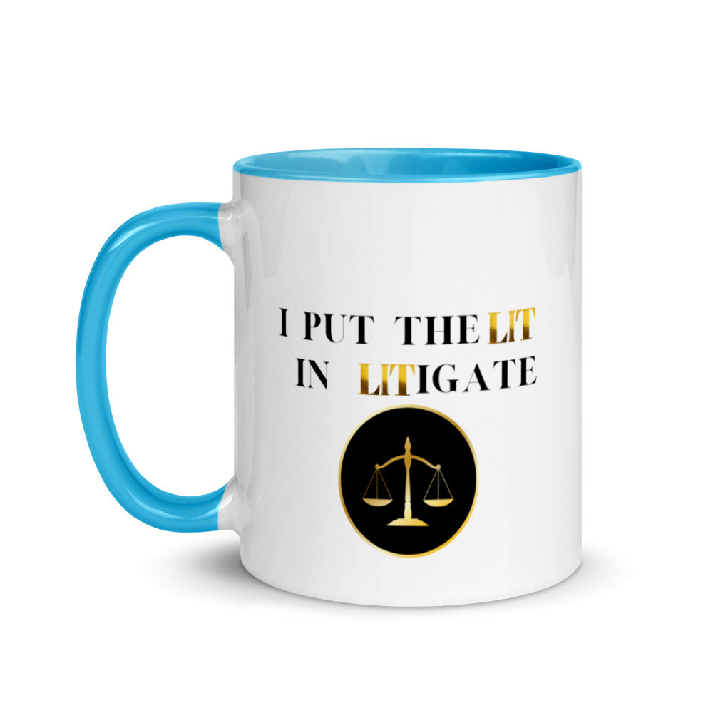 Lawyer Coffee Mug, I Put The Lit In Litigate, Ideal Gift For, Lawyer, Future Lawyer, Litigation, Litigator