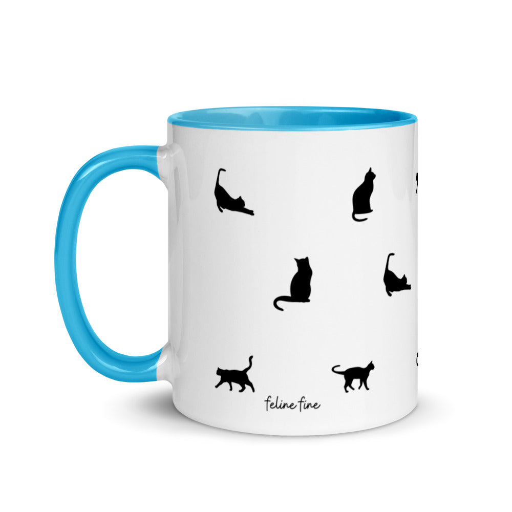 Cat Gift - Black Cat Mug With Pun