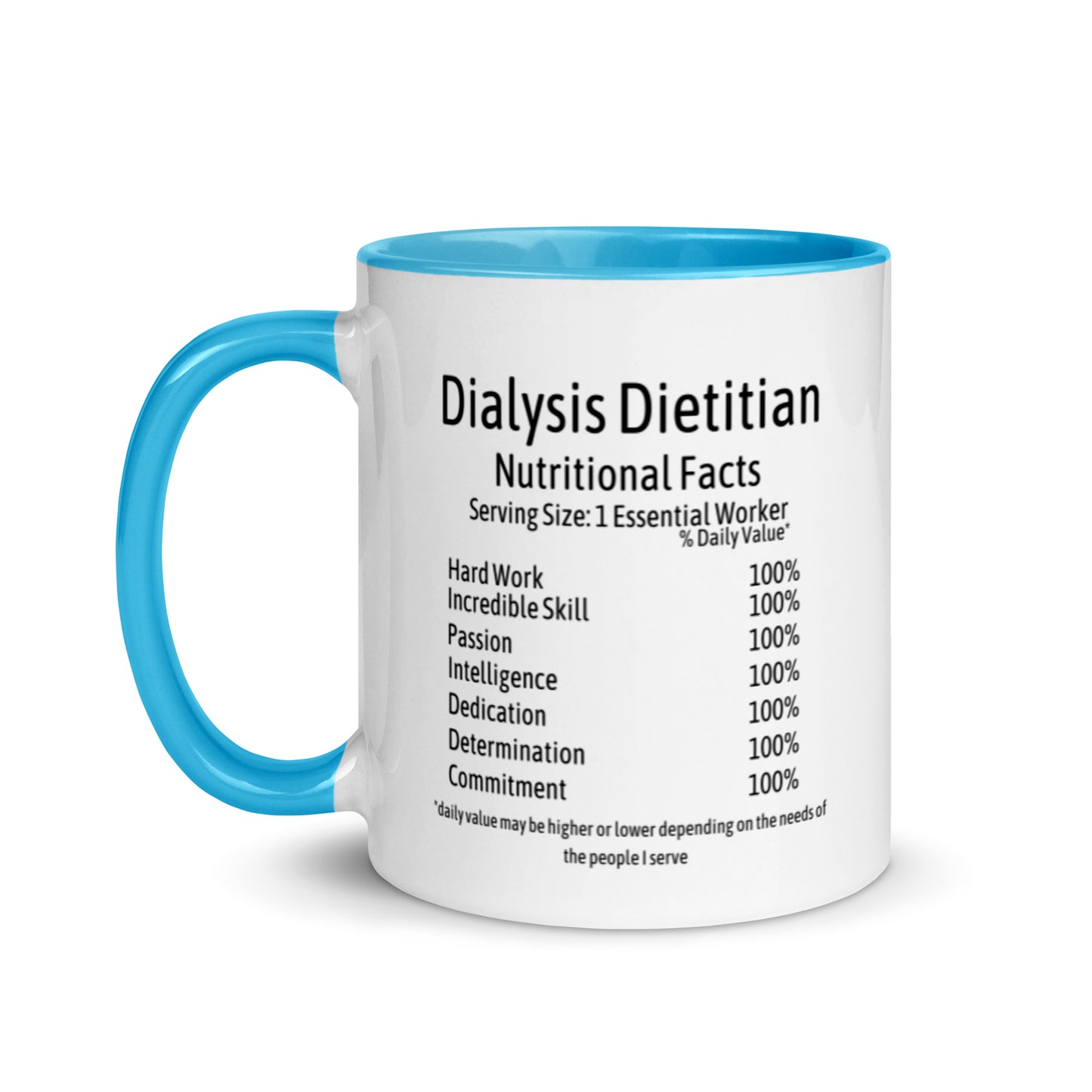 Dialysis Technician Mug with Color Inside