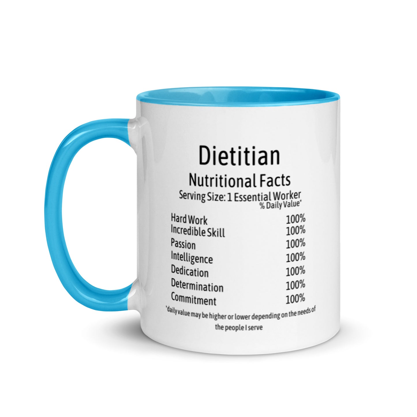 Dietitian Mug with Color Inside