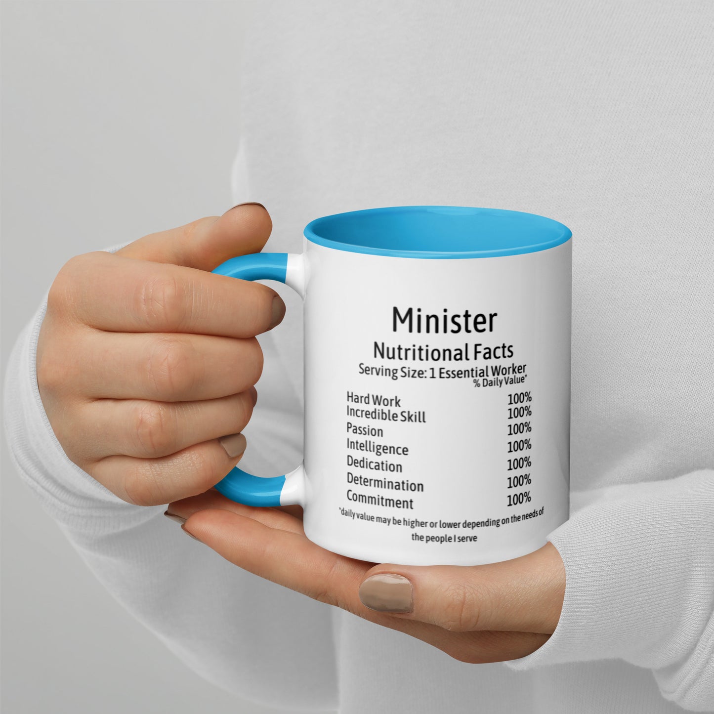 Minister Mug with Color Inside