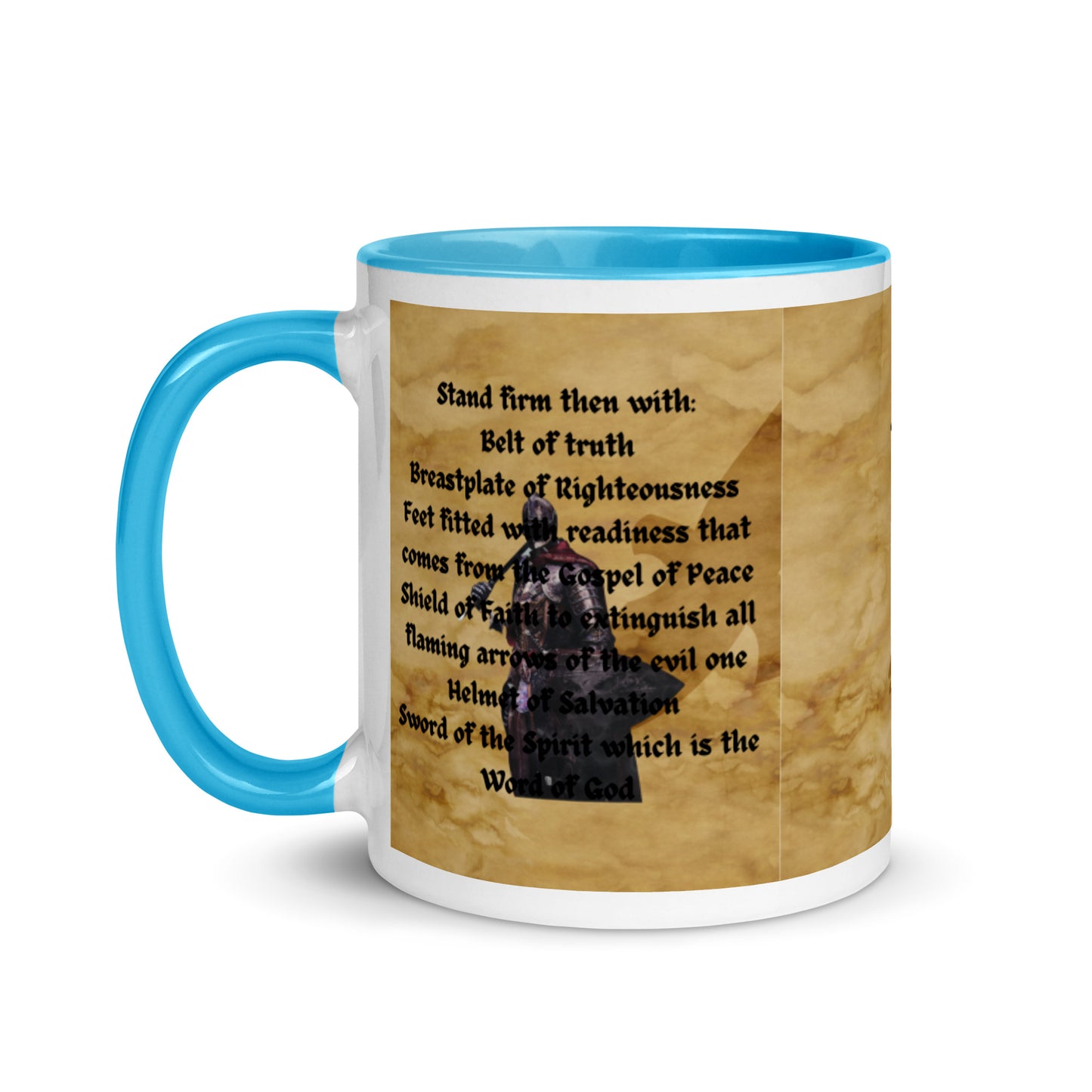 Ephesians 6:11-17 Mug with Color Inside, Put On The Full Armour