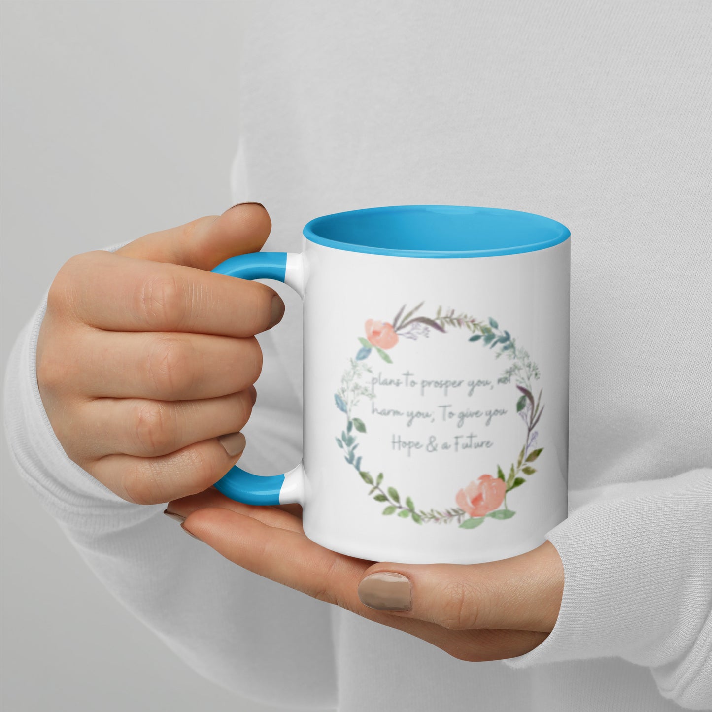 Jeremiah 29 11 Mug With Color Inside, For I Know The Plans I Have For You