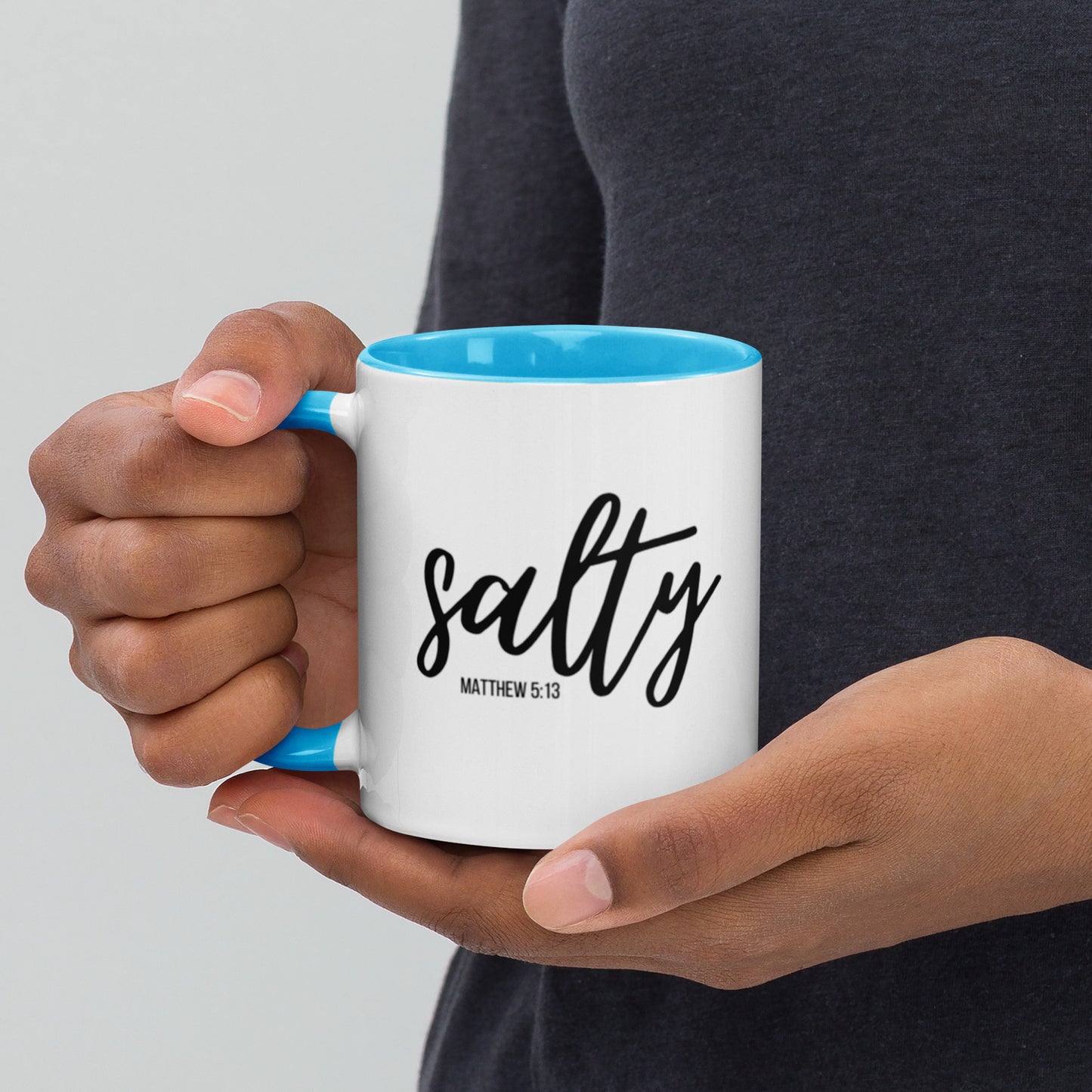 Matthew 5:13 Salty Mug with Color Inside
