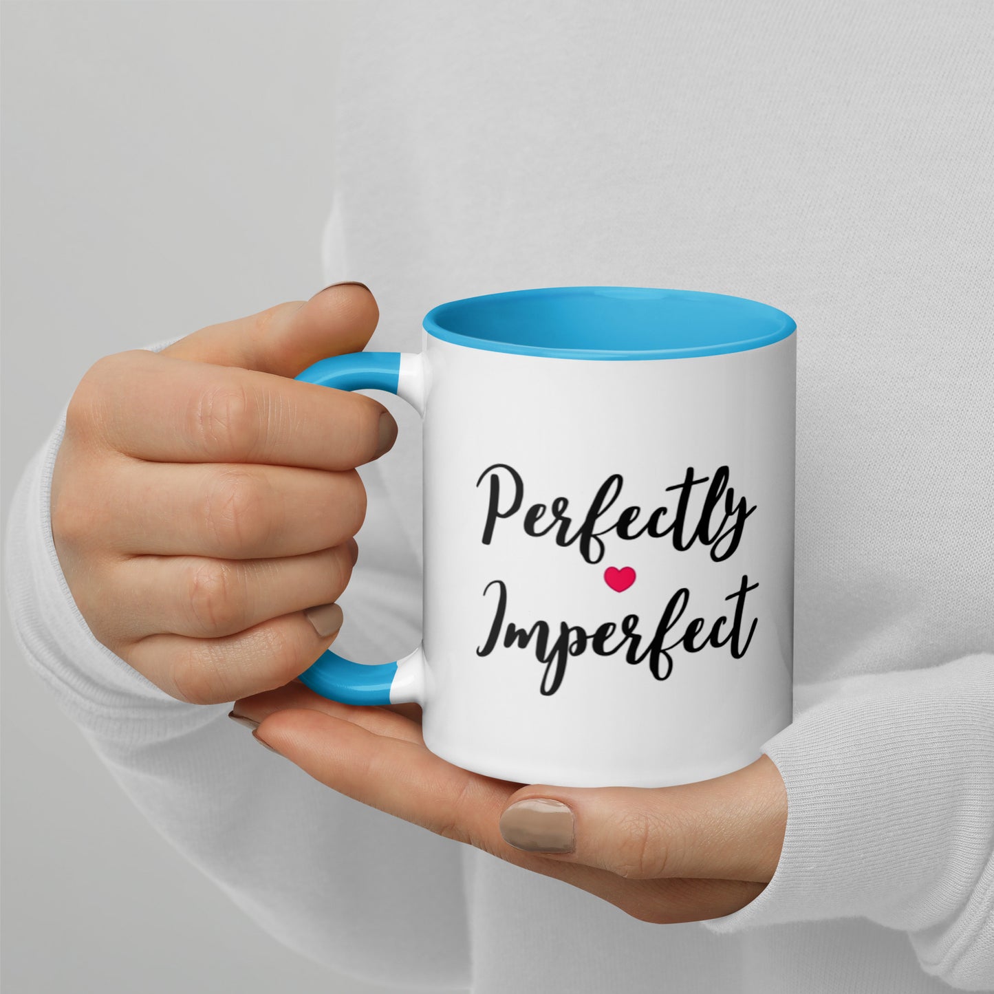 Perfectly Imperfect Mug with Color Inside